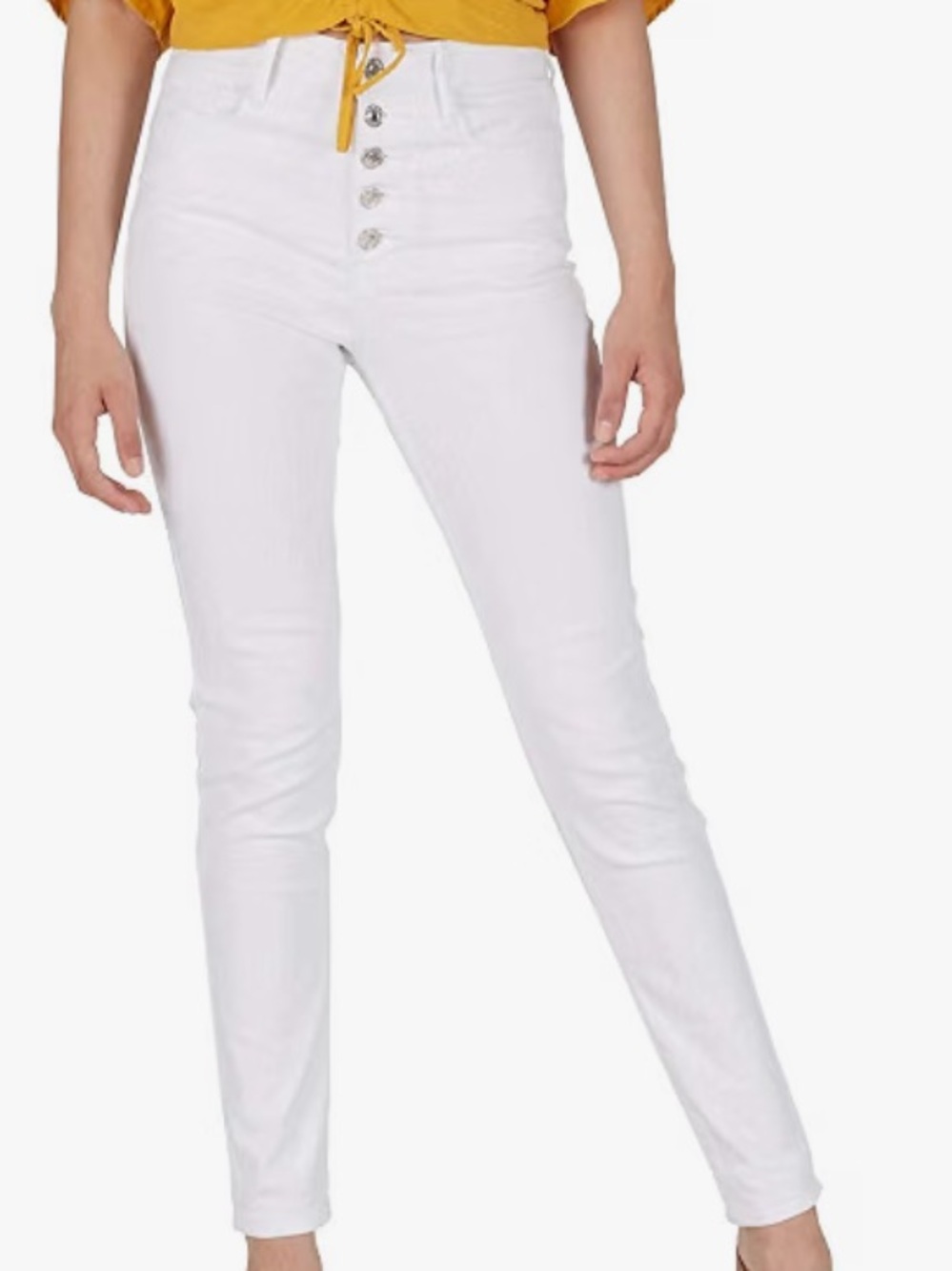 NWT NUMERO Verona High Rise Exposed Button Ankle Jeans Size 29